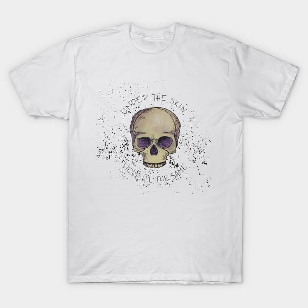 Under the Skin T-Shirt by CaffeineandChaos